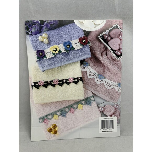 Crochet Floral Edgings Annies Attic Pattern Booklet 871921 Thread - Picture 2 of 5